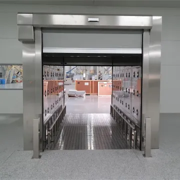 Roller Shutter Door Stainless Steel Cargo Air Shower