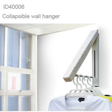 COLLAPSIBLE WALL HANGER-wall mounted collapsible hanger laundry room organizer