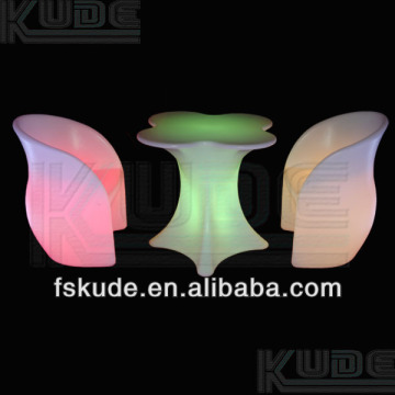 LED furniture LED table LED chairs set