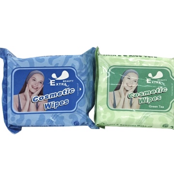 Aangepast logo make-up remover vochtige gezichtsdoekjes