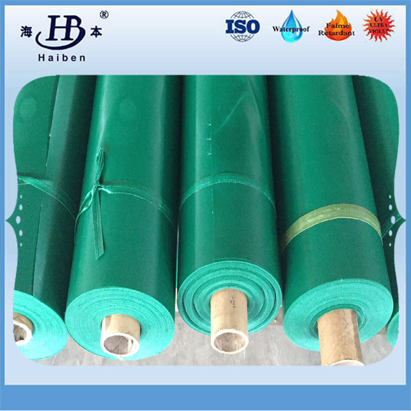 Haiben pvc tarpaulin roll fabric stocklot