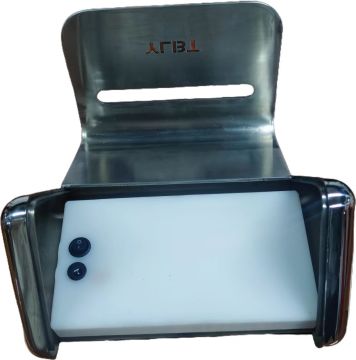 Stainless steel thickened tissue box