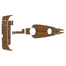 1999 Cruiser Yachts 3870 Teak Floor Mat - EVA Foam Deck Pad with Adhesive