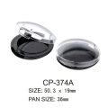 Round Platpl Plastic Cosmetic Compact Eyeshadow Packaging