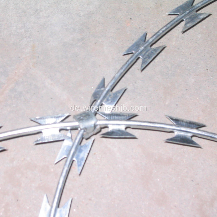 Razor Wire Fence-Flachwickelart