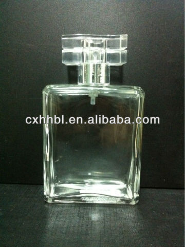 110ml rectangular perfume glass bottle 8438