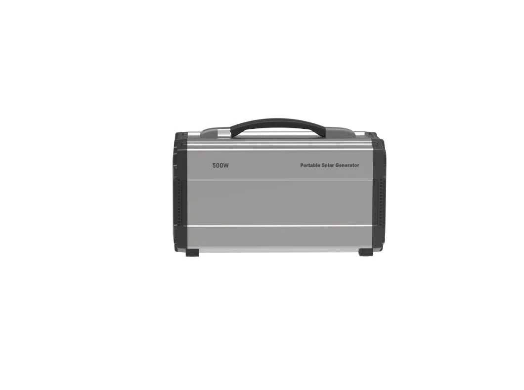 Portable Handle Design High Energy Density Support Solar Support Solar Charge Storage 500W Portable Emergency Power Supply