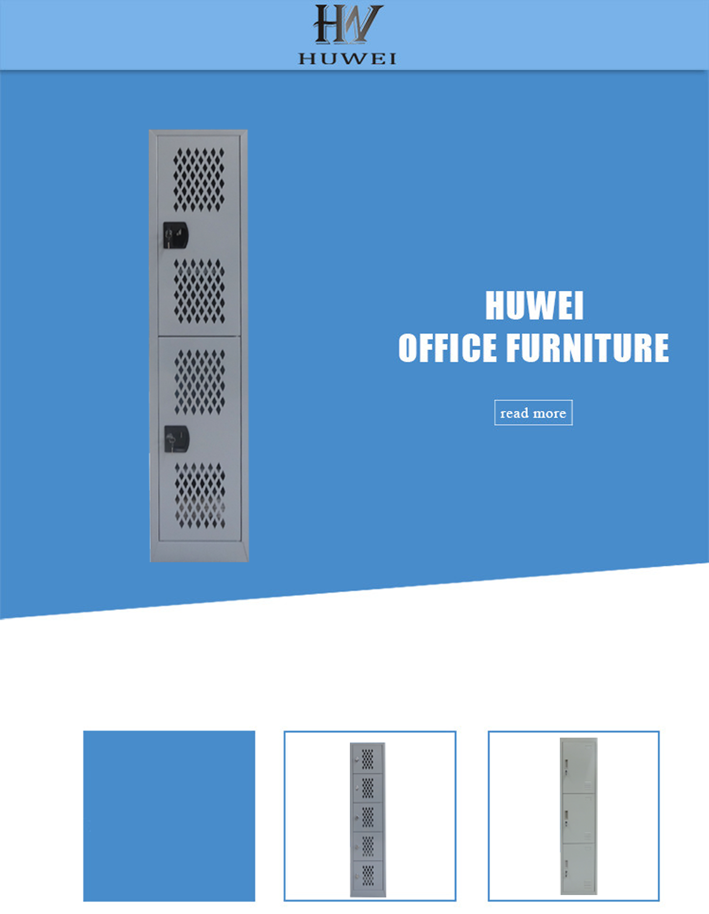 steel changing room cupboard 