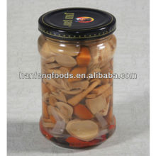 mixed mushroom in jars
