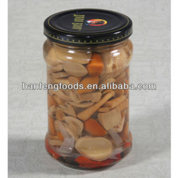 mixed mushroom in jars