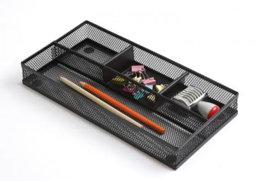 Metal Mesh Wire Stationery Holder