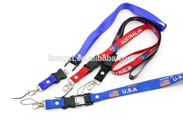 Oem Portable usb lanyard,Custom logo lanyard usb