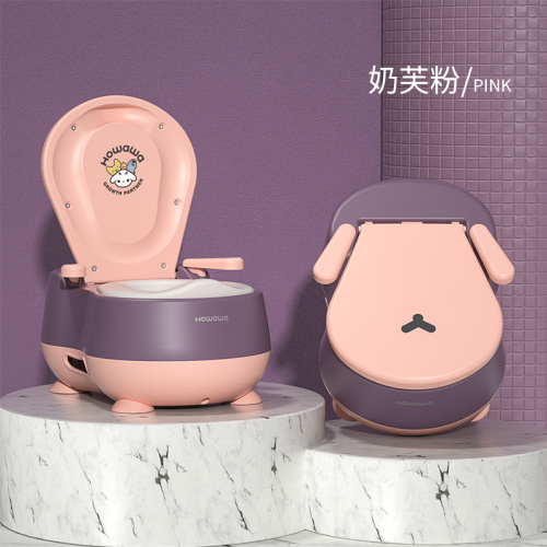 Pelatihan toilet anak baru plastik anak potty pot keselamatan bayi pelatih toilet