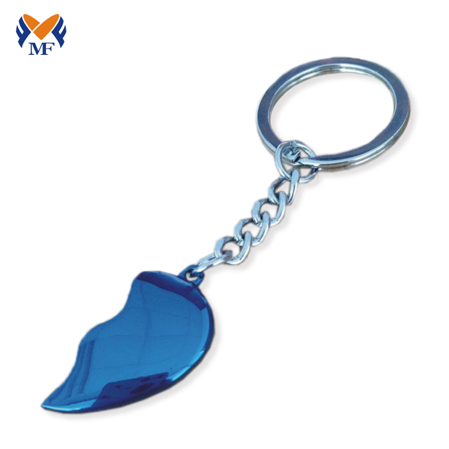 Heart Shape Metal Keychain