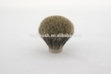 badger hair knot;shaving brush knot;two band badger knot