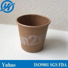 Hot Paper Beverage Cups Single Wall