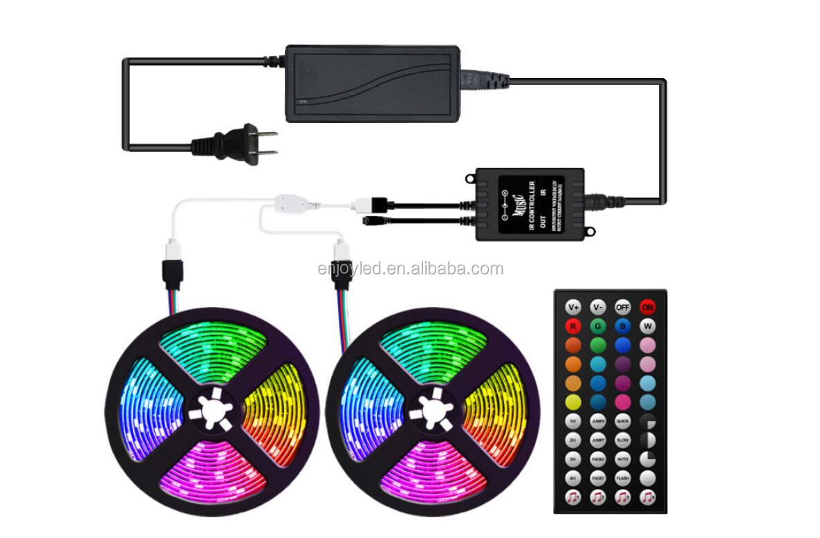 hot sale Amazon private model 44 key music synchronization controller timing 5050rgb set led light strip