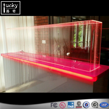 Big Led Pink Color Box Store Content Box Display Box Acrylic Supplier