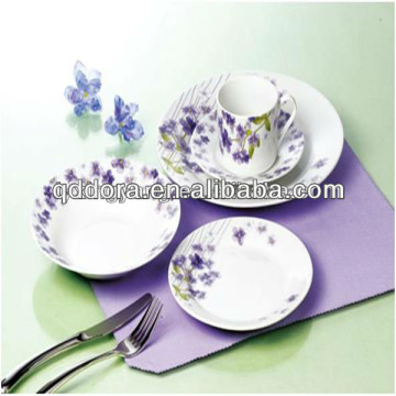 dinnerware sets purple
