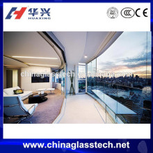 safe tinted tempered curtain wall glass
