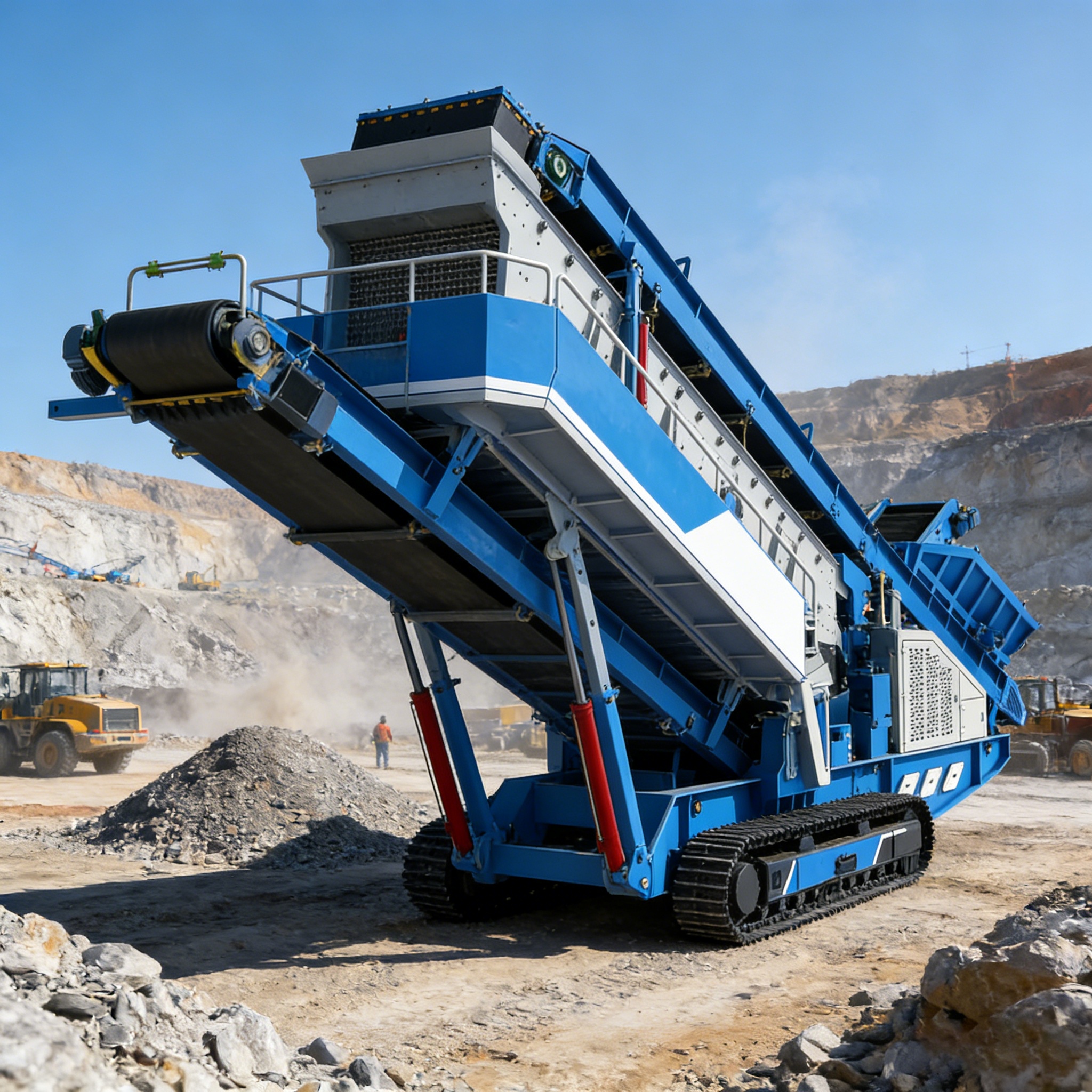 Pabrik Penyaringan Perayap Portabel Portable Crawler Screening Plant