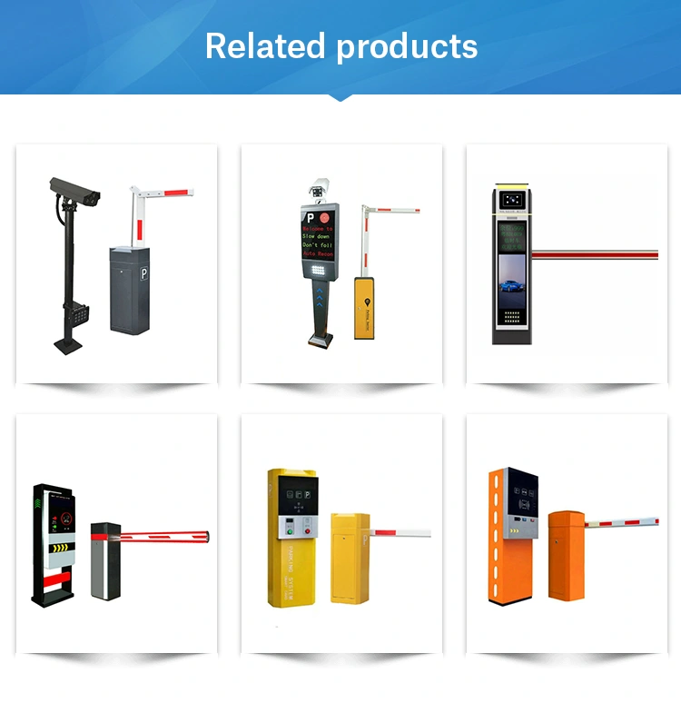 Long Range RFID Technology Car Parking Barrier Gates Management Solutions