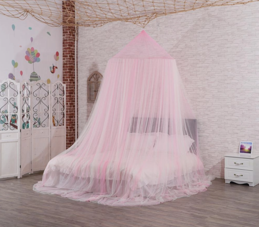 Indoor suspended ceiling mosquito nets for girls