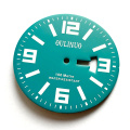 Painting Green Dial With Date Window For Watch