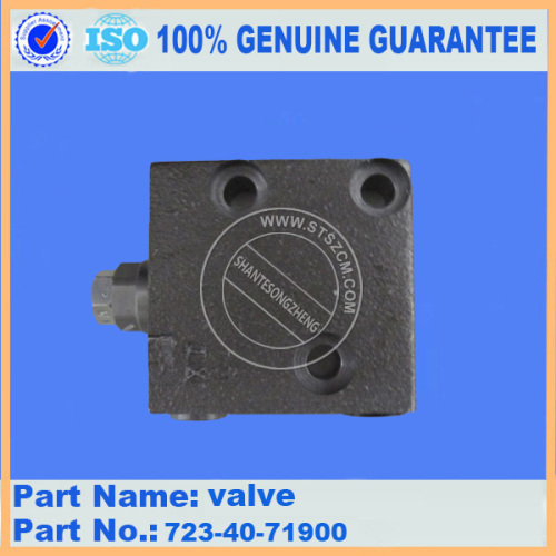 Valve de contrôle Ass&#39;y Relief 723-40-71900 pour Komatsu PC210-8K