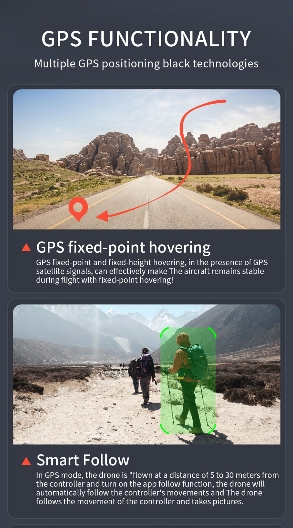 KF105 Drone 4K HD Camera GPS Brushless EIS Anti-Shake Photography Professional Image Transmission Foldable RC Quadcopter