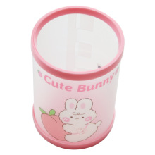 Cute Round Multi-Function Storage Pen Holder - Wholesale Large Capacity Folding Plastic Pen Holder