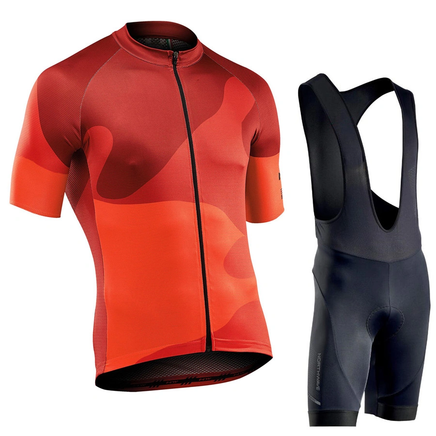 Custom Men Sport Bike Clothing Cycling Jersey Suit Bicycle Shirts Bib Shorts MTB Bike Cycling Set