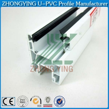 AB grade plastic upvc windows sections profile