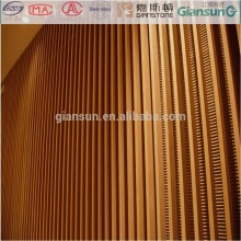 wooden pvc pattern Aluminum profile panel wall curtain wall/wooden aluminium profile for curtain wall