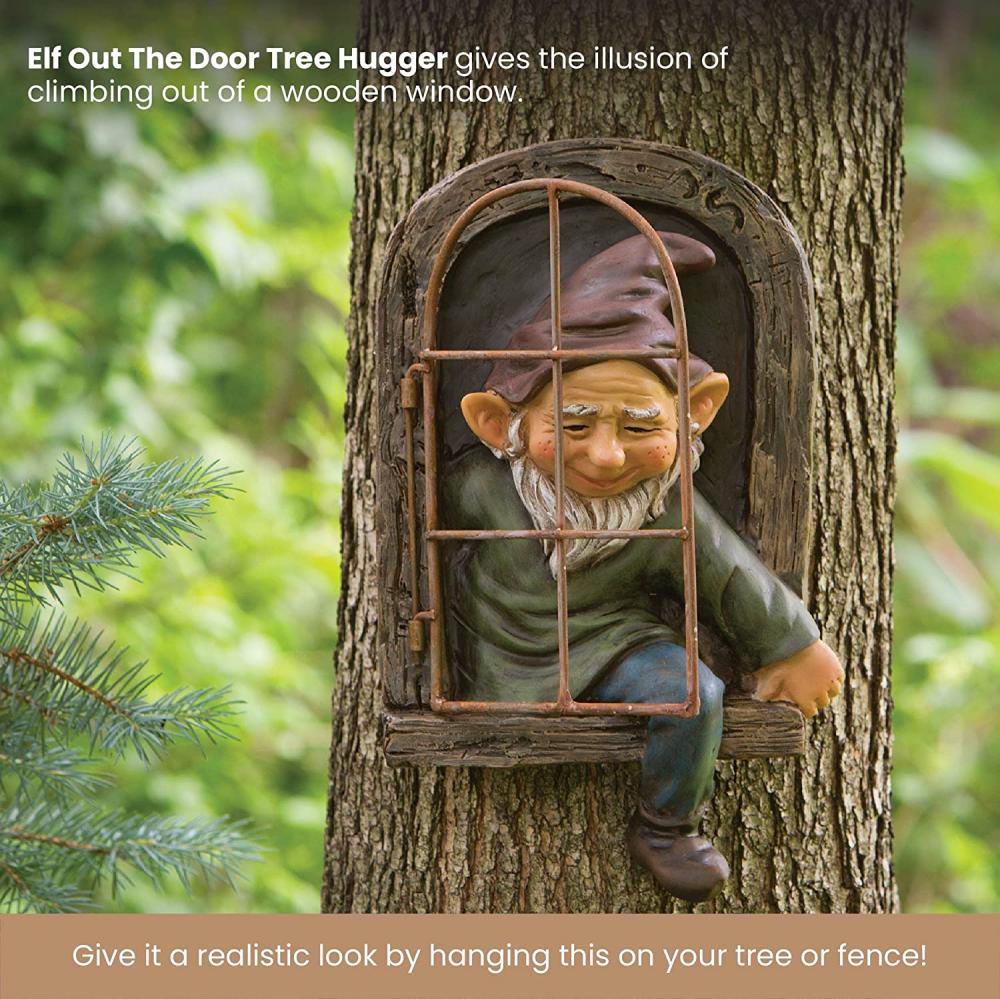 Elfo da 12 pollici fuori dalla porta Hugger
