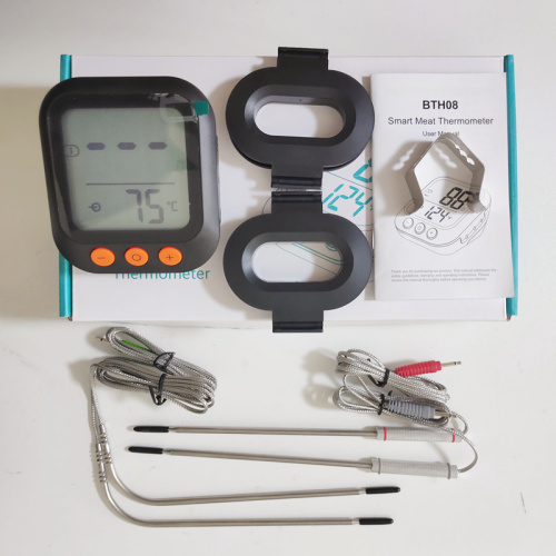 6-Channel Wireless Blue Tooth Digital Thermometer Bbq with 4 Probes