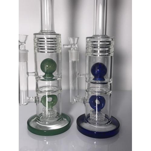 Fancy Perc Straight Glass Smoking Water Pipes