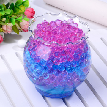 500pcs/5bag Crystal Soil Mud Hydrogel Gel Kids Children Toy Water Beads Growing Up Water Balls Wedding Home Potted Decoration