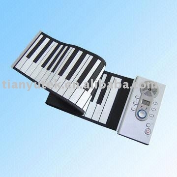 61-Key Foldable Roll-Up MIDI Flexible Piano