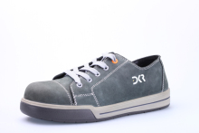 Single density navy suede leather shoes