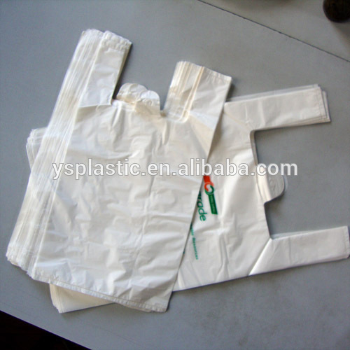 Custom Printed Vest Plastic Shopping Bags