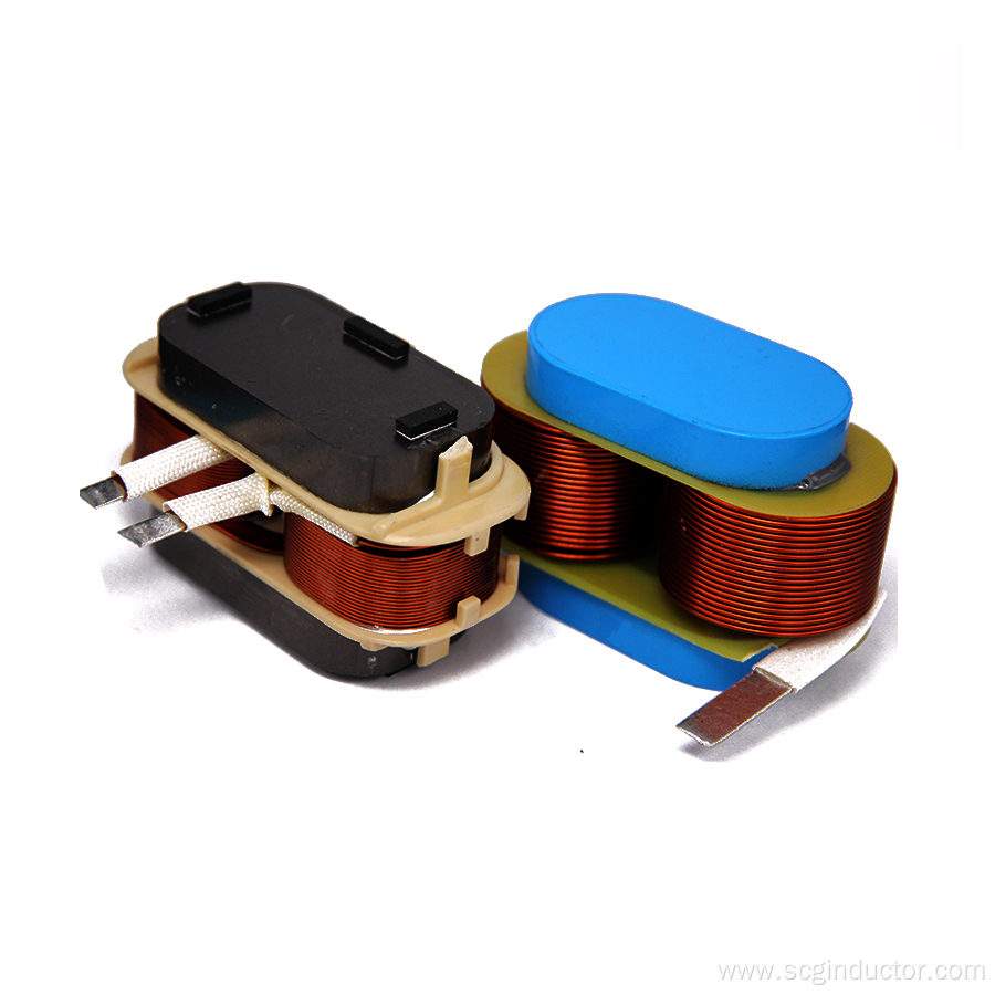 High current magnetic ring inductor