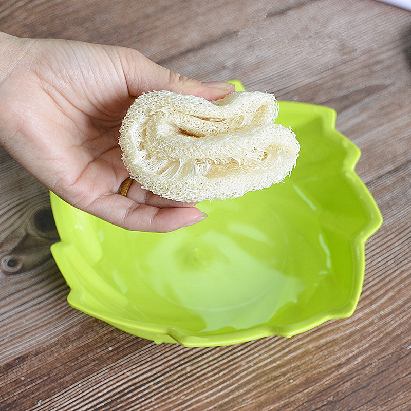 dish Luffa kitchen Vegen Loofah Sponge 100% made by loofah kitchen cellulose sponge brush