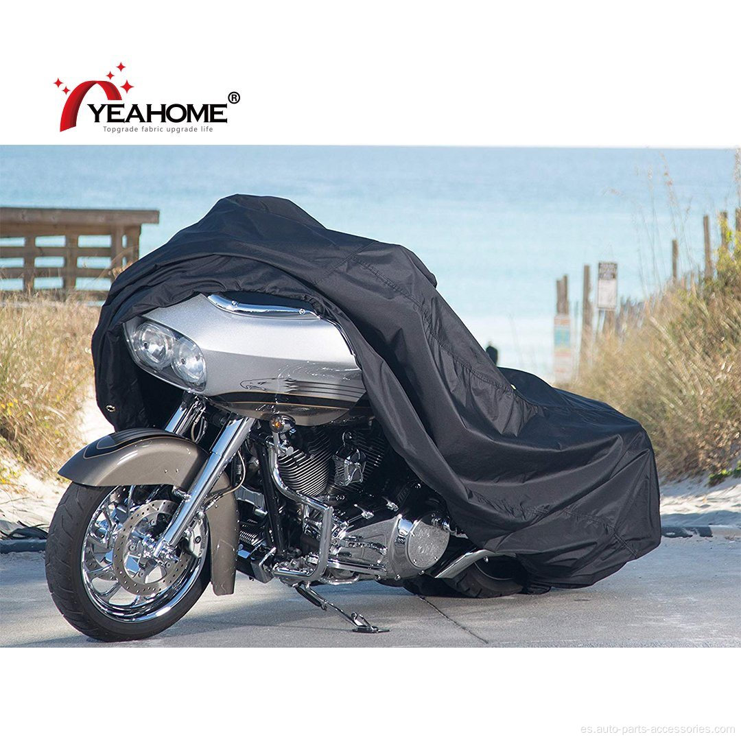 Cubre la cubierta de motocicletas impermeable anti-UV al aire libre