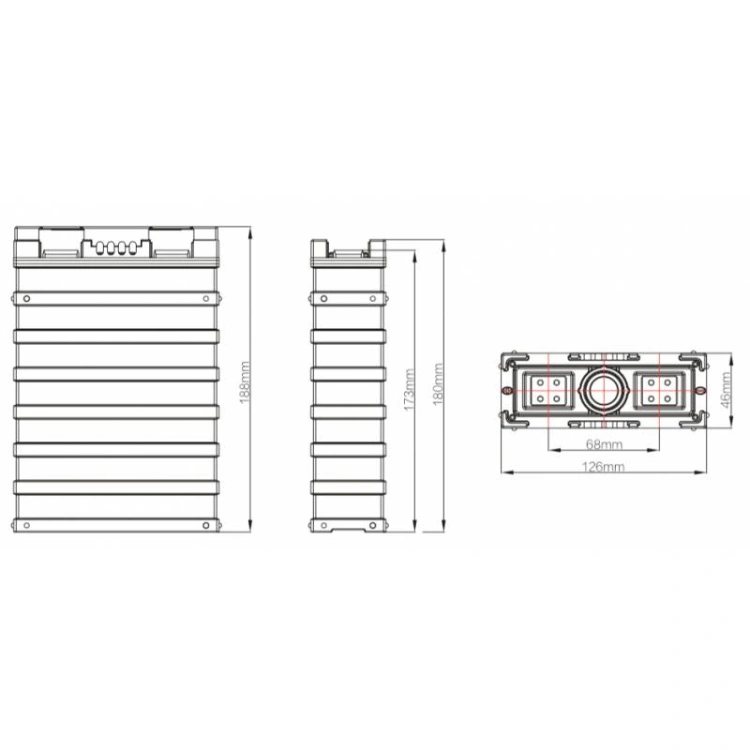 Gbs 3.2V 40ah Lithium Prismatic LiFePO4 Cells Battery for Electric Forklift Energy Storage System