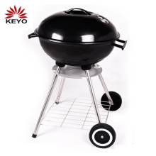 Easy To Move Bbq Grill Round Stainless Steel Barbecue Islands Kettle Barbeque Grill With Wheel