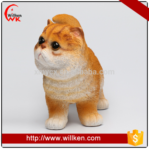 Resin persian cat statue outdoor garden decoration