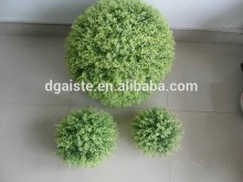 Plastic Grass ball china factory good price artificial grass topiary ball
