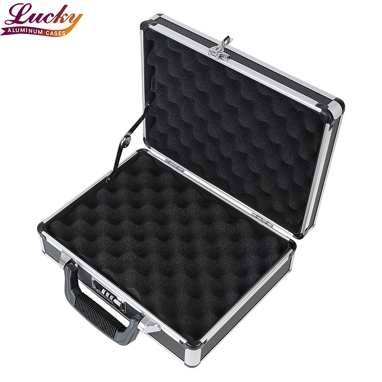 Aluminium Pistol Case Handgun Suitcase Combination Lock Airsoft Universal Case