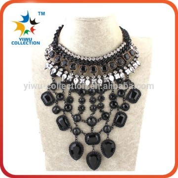 combination fashion multi layer bead necklace